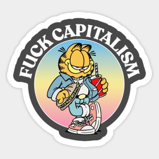 F*CK CAPITALISM ∆∆∆ Sticker